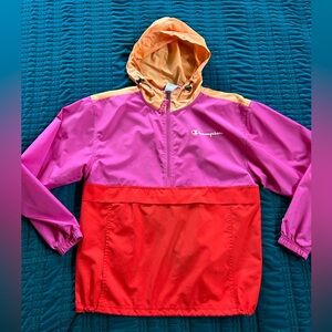 Vintage Champion Colorblock Packable Jacket Women’s Size Small